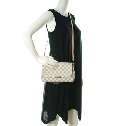 Louis Vuitton Damier Azur Favorite MM 2 of 8