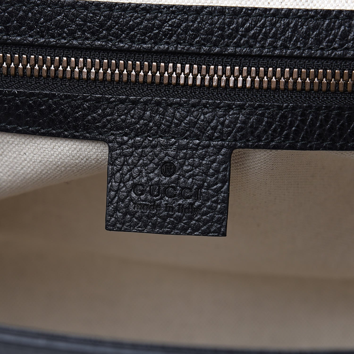Gucci Calfskin GG Marmont Messenger Bag Black 6 of 10