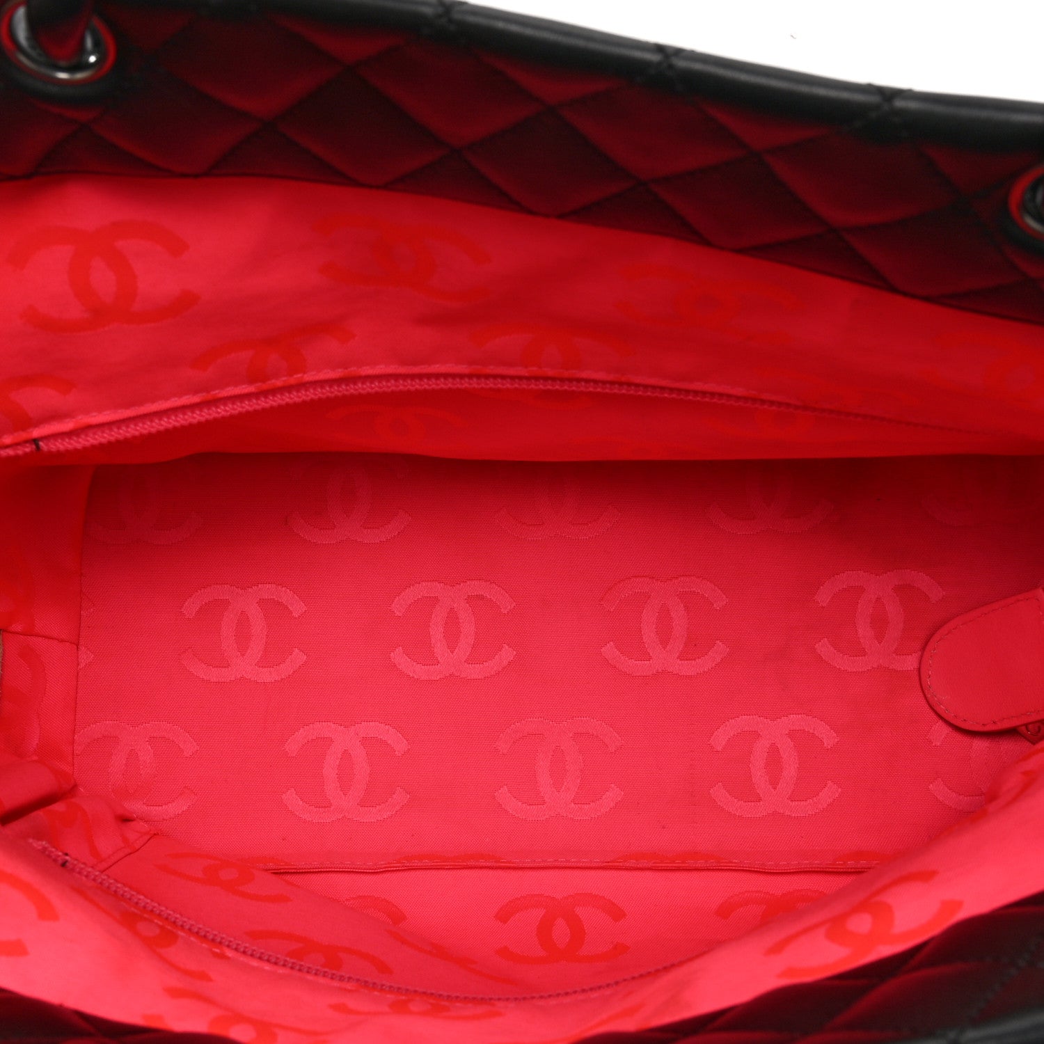 Chanel Calfskin Quilted Large Cambon Tote Black 5 of 10