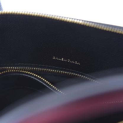 Balenciaga Signature Grained Calfskin Graffiti S Ville Top Handle Bag Black Multicolor 7 of 8