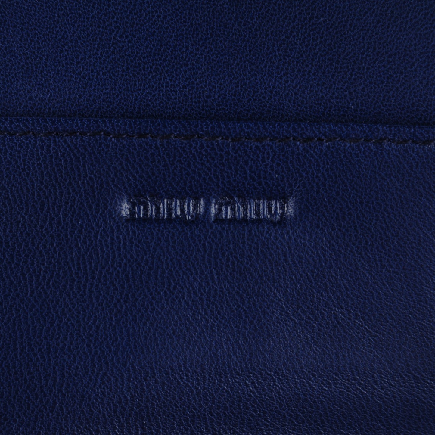 Nappa Matelasse Flap Wallet Inchiostro