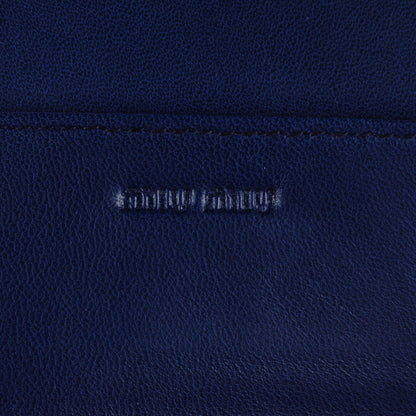 Miu Miu Nappa Matelasse Flap Wallet Inchiostro 7 of 9