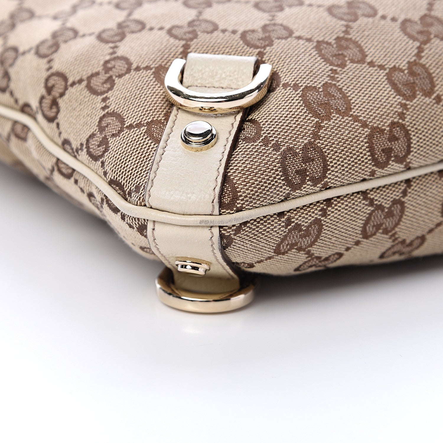Gucci Monogram Abbey Messenger Bag Off White 8 of 11