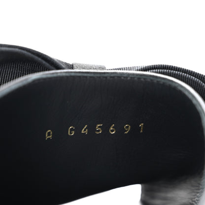 Chanel Lambskin Bow Mules 39 Black 9 of 10