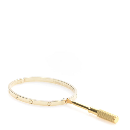 Cartier 18K Yellow Gold Small LOVE Bracelet 16 4 of 7