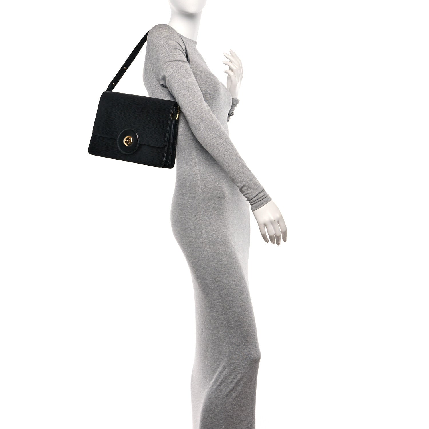 Louis Vuitton Epi Sac Friedland Black 2 of 15
