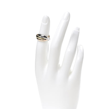 Cartier 18K Pink Yellow White Gold Classic Les Must De Trinity Ring 49 4.75 2 of 4