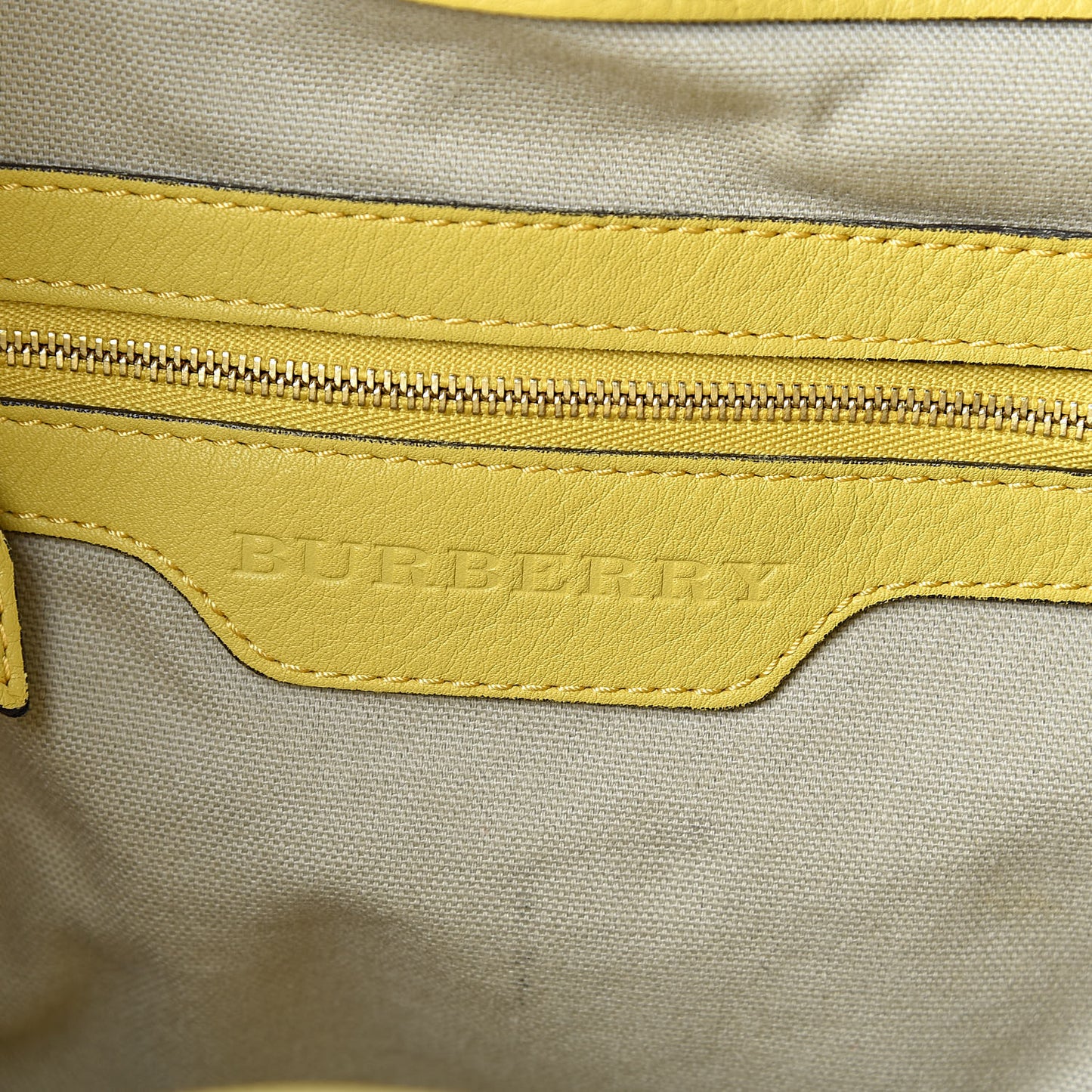 House Check Small Canterbury Tote Yellow
