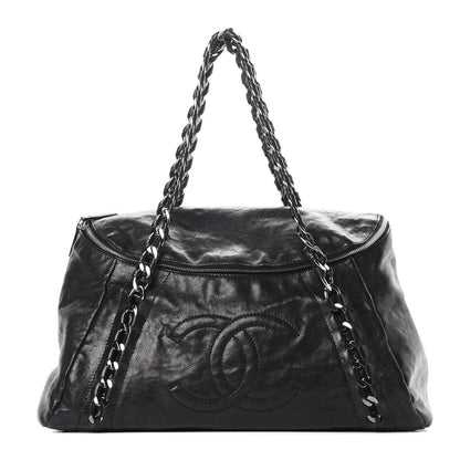 Chanel Glazed Caviar Modern Chain Tote Black 1 of 13
