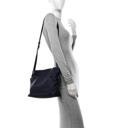 Loewe Nappa Flamenco Knot Clutch Navy 2 of 10
