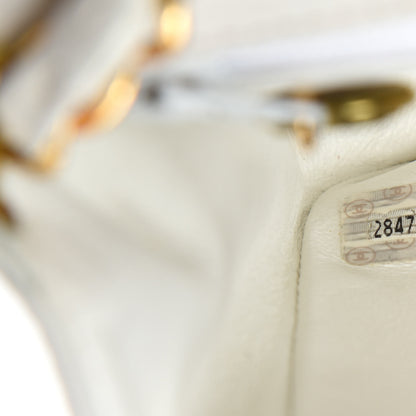 Chanel Lambskin Quilted Small Single Flap White 14 of 15