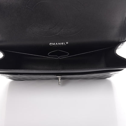 Chanel Patent Quilted Jumbo Double Flap Black 6 of 11