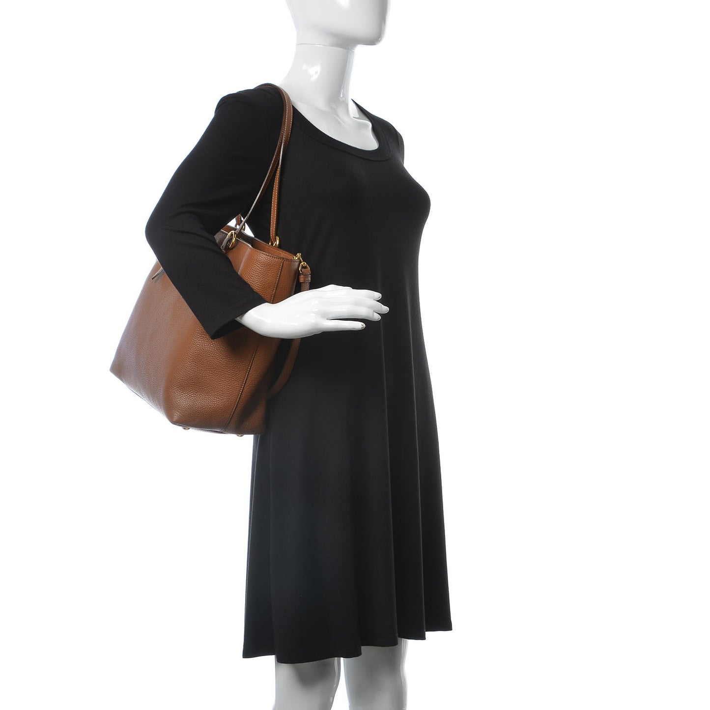 Vitello Daino Tote Cannella