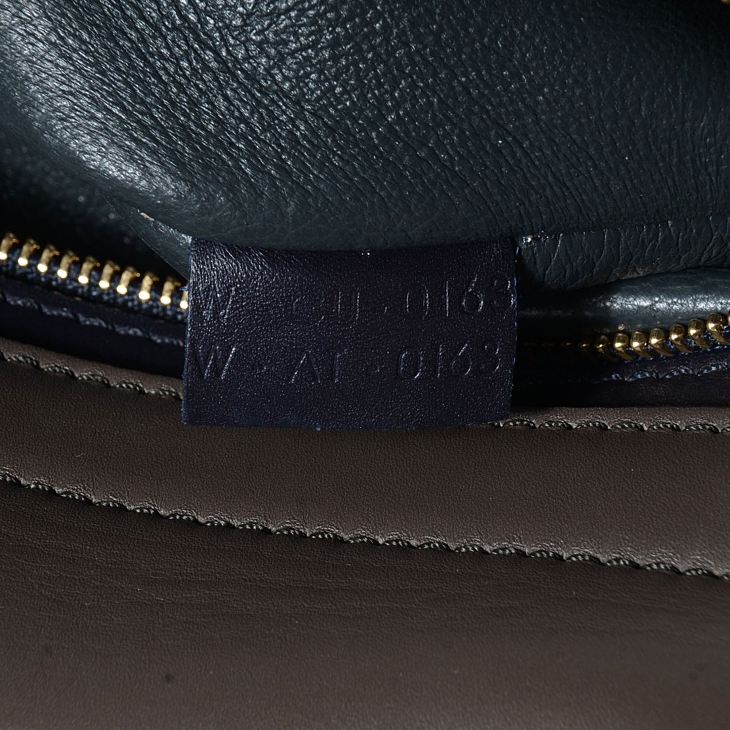 Smooth Calfskin Medium Tri-Color Trapeze Anthracite