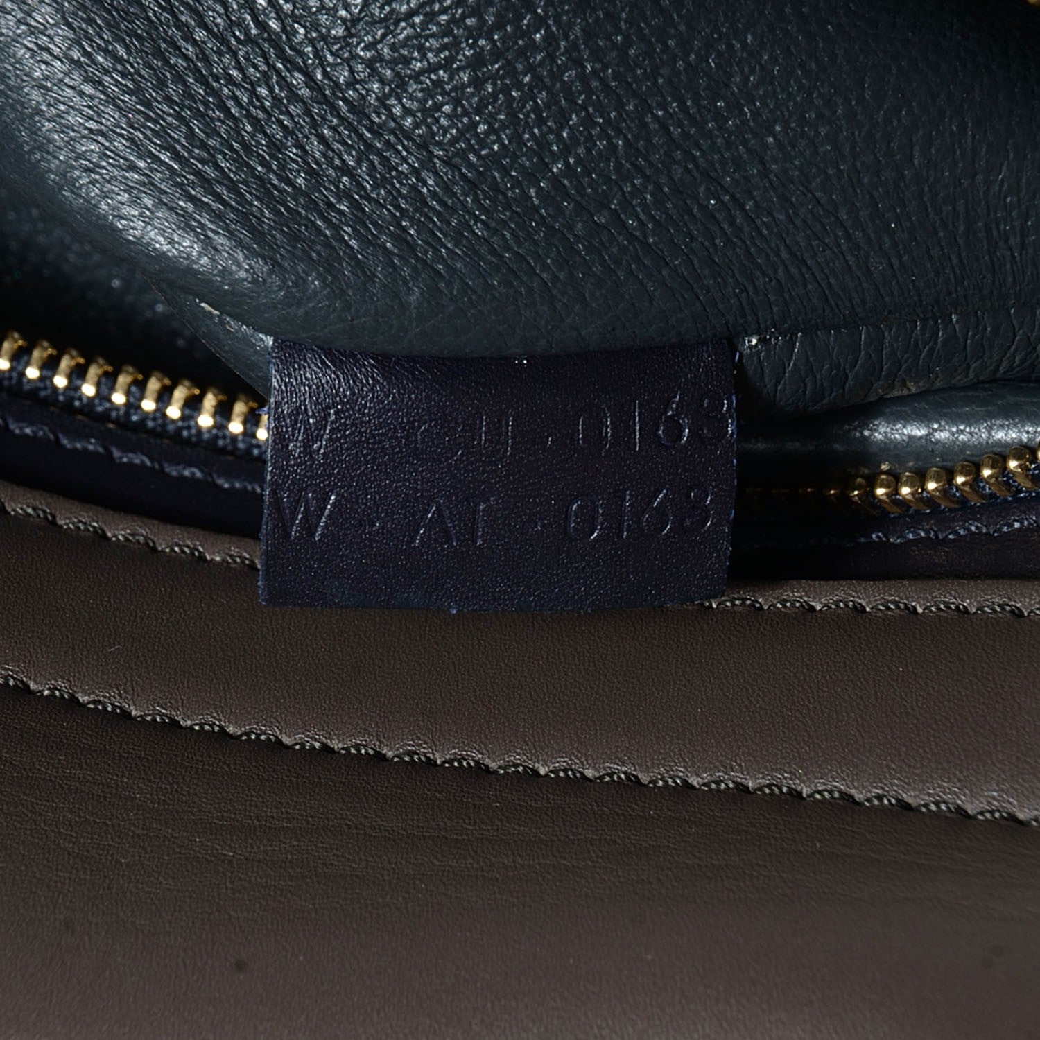 Celine Smooth Calfskin Medium Tri-Color Trapeze Anthracite 7 of 9
