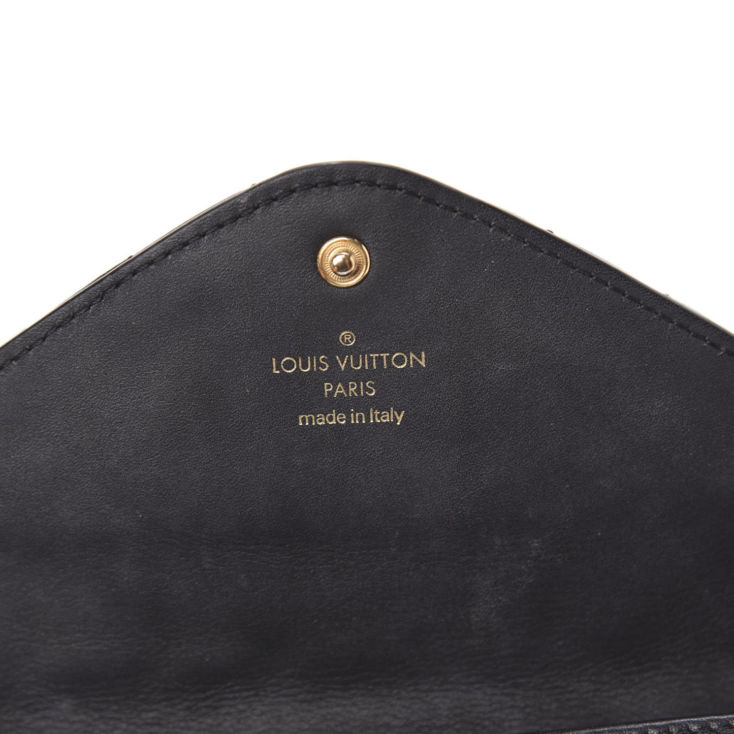 Calfskin New Wave Long Wallet Black