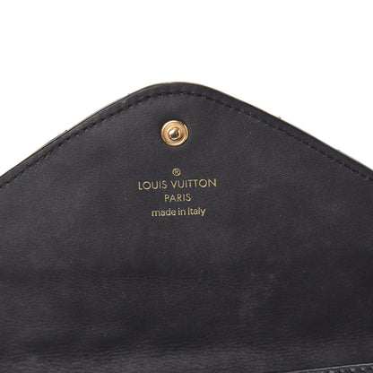 Louis Vuitton Calfskin New Wave Long Wallet Black 6 of 7