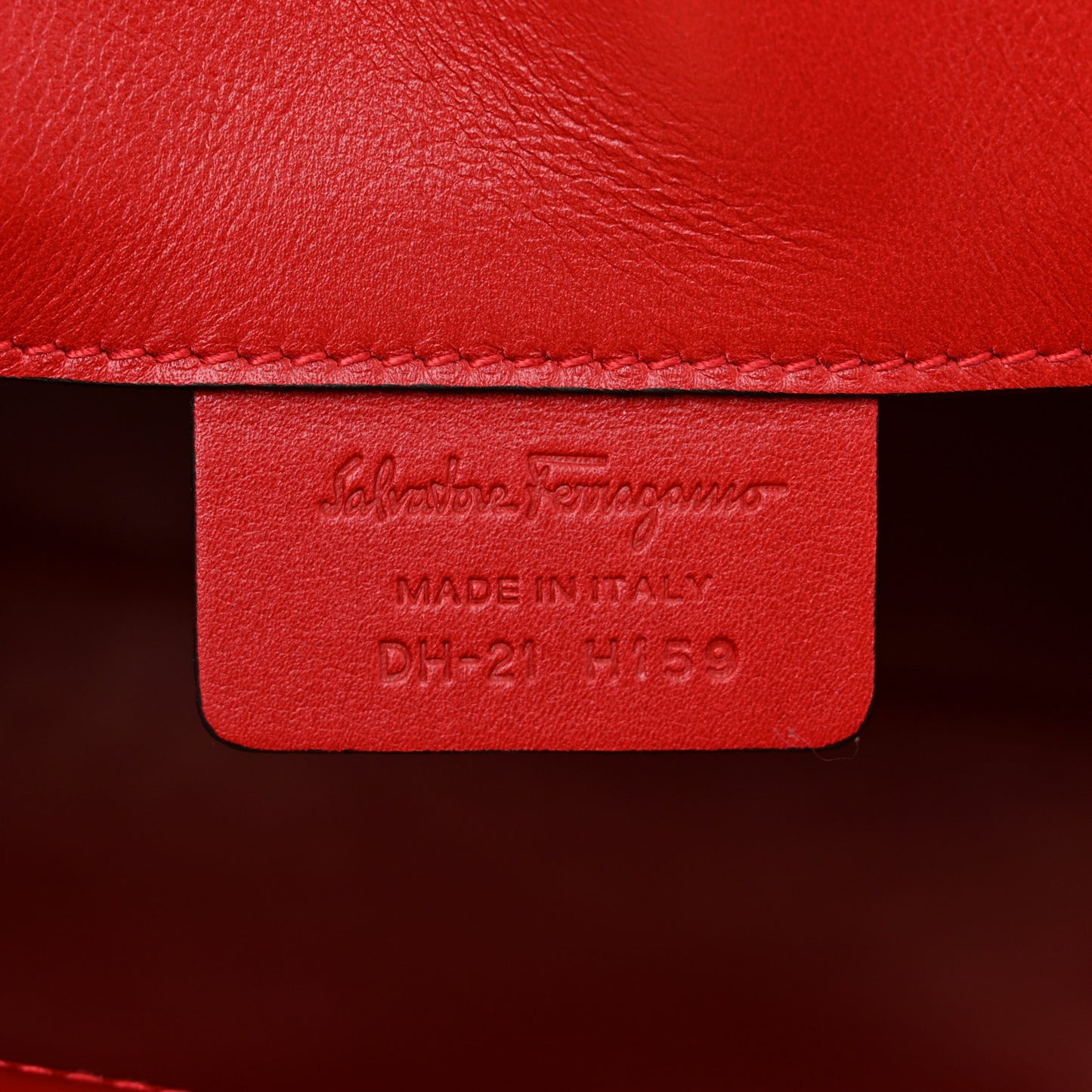 Calfskin The Studio Bag Red