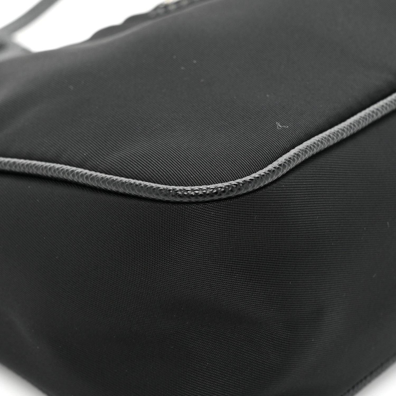 Prada Tessuto Nylon Saffiano Mini Re-Edition 2005 Bag Black 9 of 12