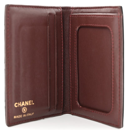 Chanel Lambskin Quilted Card Holder Wallet Black 5 of 8