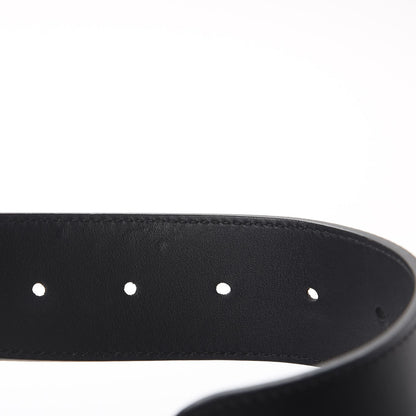 Gucci Moon Calfskin Pearl Double G 40mm Belt 90 36 Black Cream 5 of 8