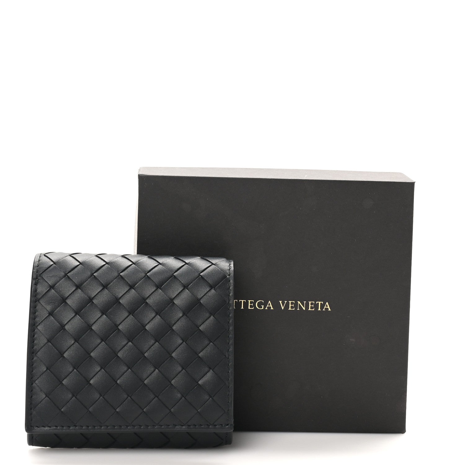 Bottega Veneta Nappa Intrecciato Bi-Fold Wallet Black 8 of 8