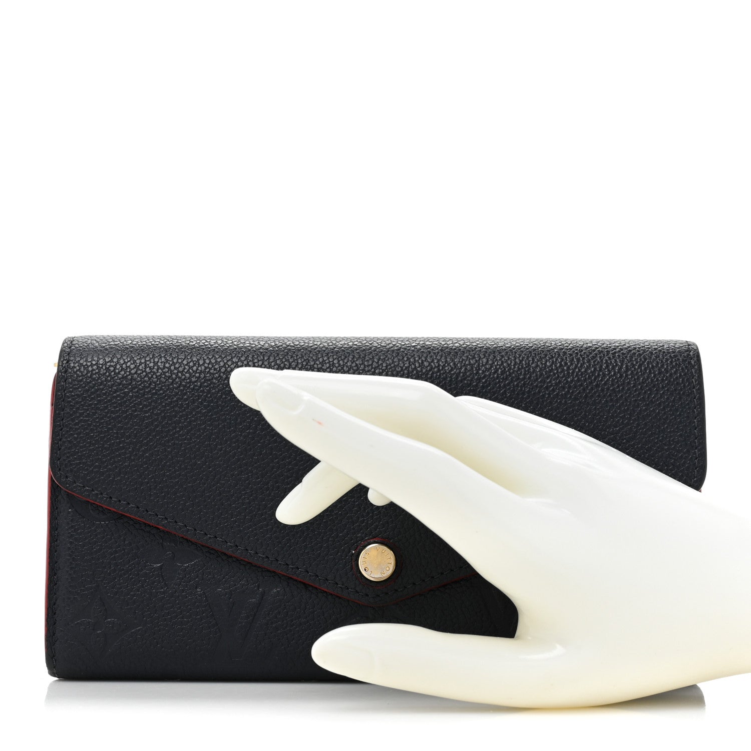 Louis Vuitton Empreinte Sarah Wallet NM Marine Rouge 2 of 14