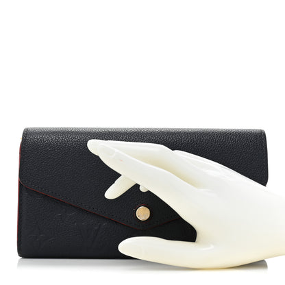 Louis Vuitton Empreinte Sarah Wallet NM Marine Rouge 2 of 14