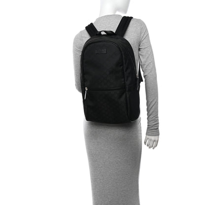 Gucci Nylon Monogram Slim Backpack Black 2 of 12