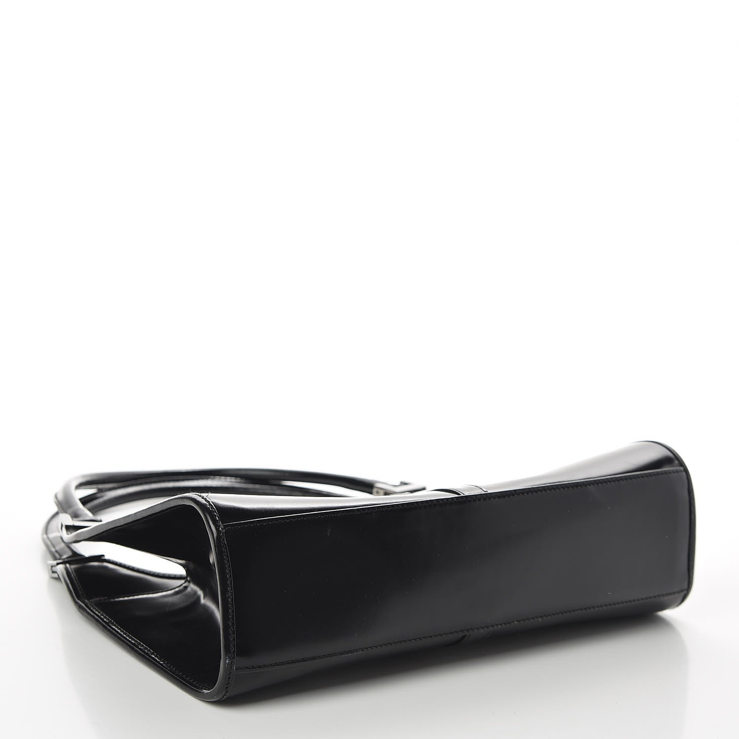 Gucci Calfskin Bardot Shoulder Bag Black 3 of 9