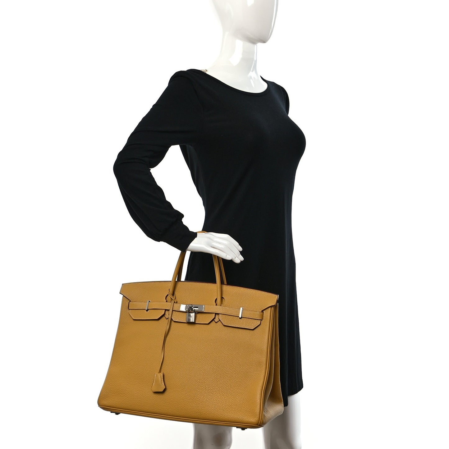 Togo Birkin 40 Jaune Sable