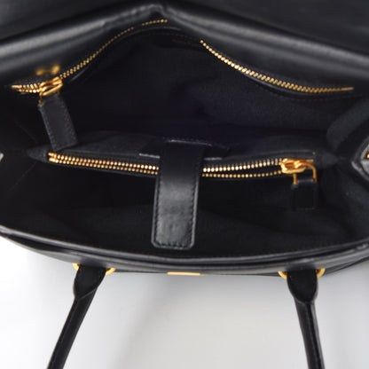 Tom Ford Smooth Calfskin Medium Icon Bag Black 7 of 12
