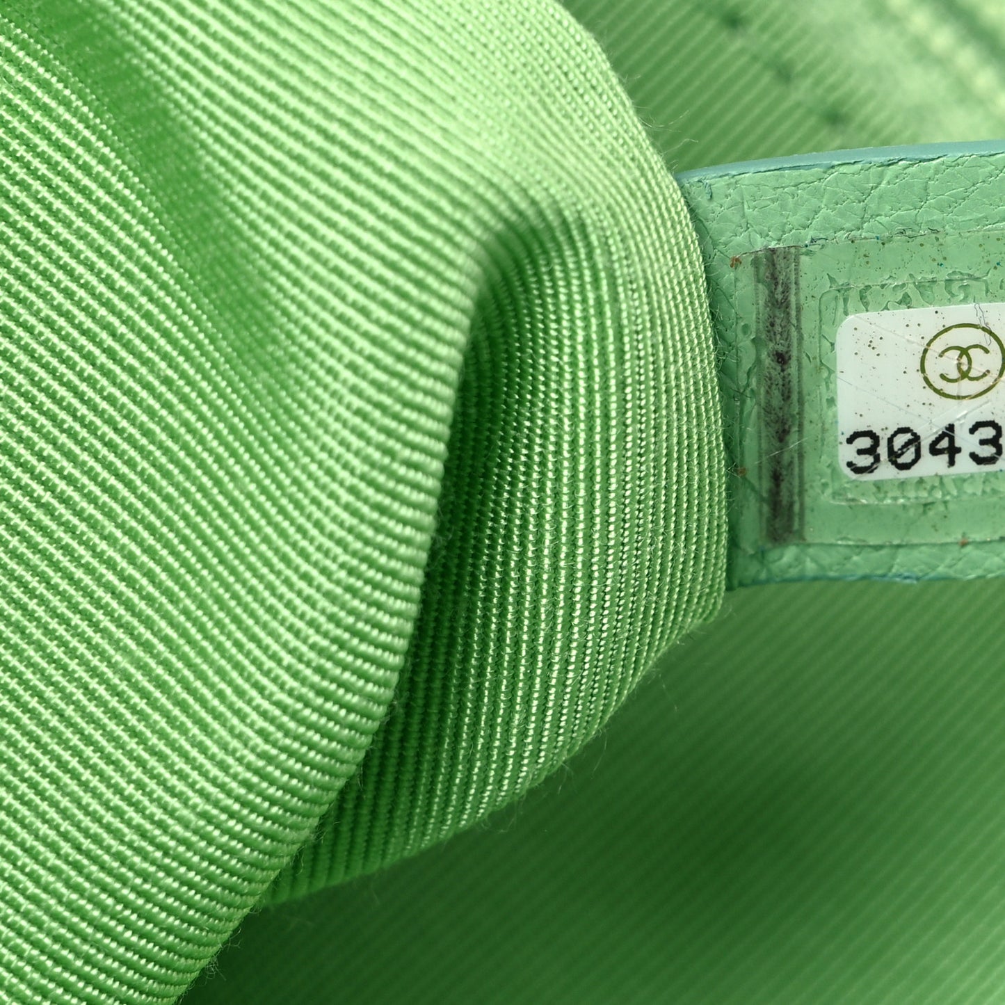 Lambskin Quilted Maxi Chanel 19 Flap Light Green