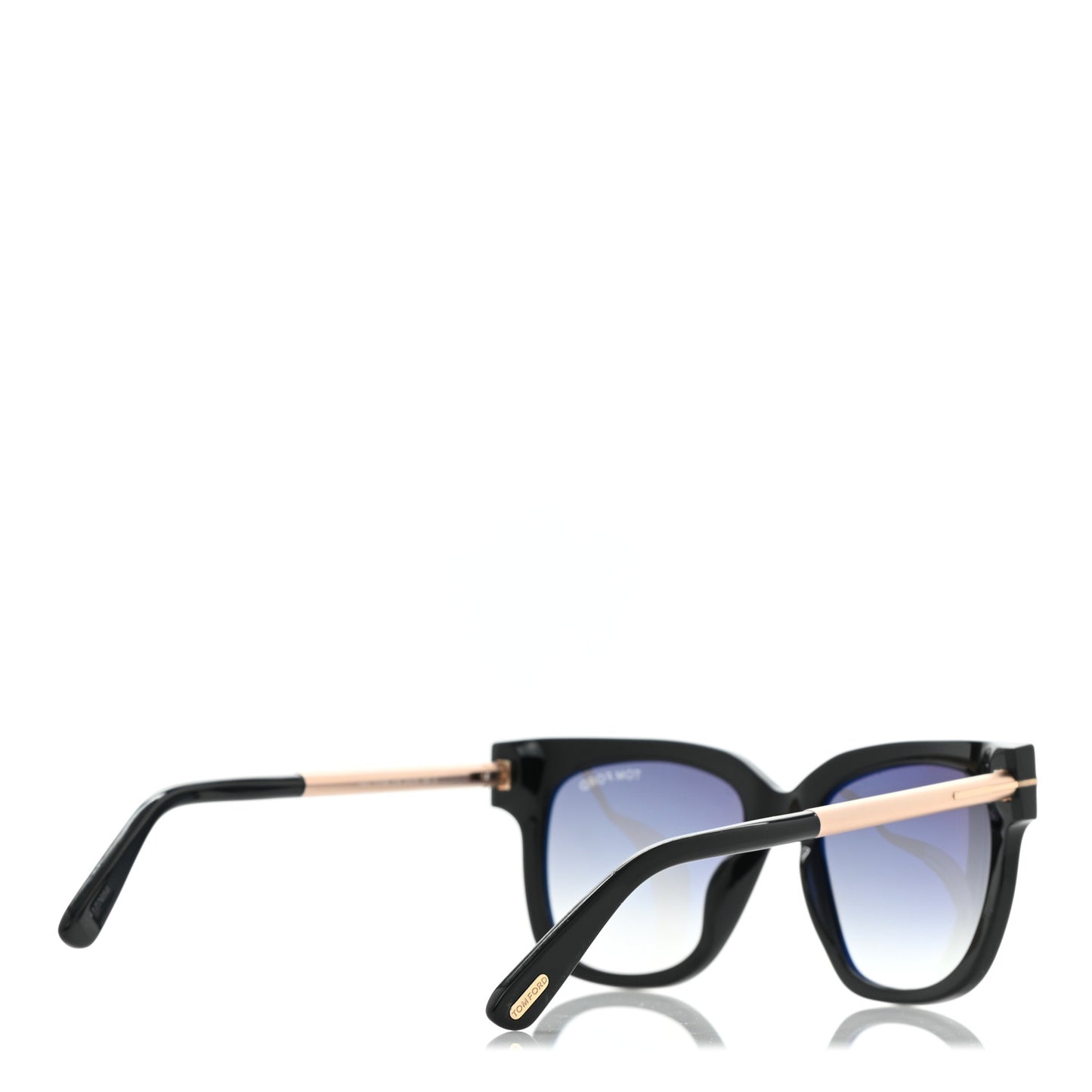 Acetate TracySquare Sunglasses TF436 Black