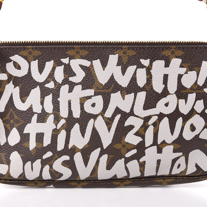Louis Vuitton Monogram Graffiti Pochette Accessories Silver 10 of 10