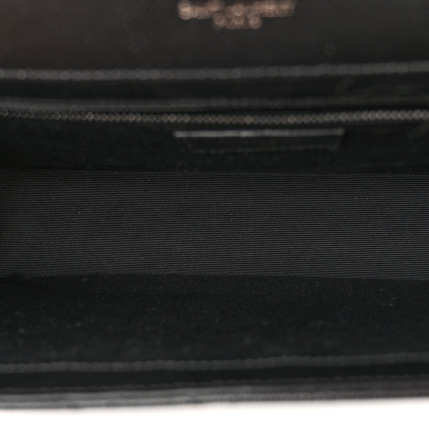 Grain De Poudre Textured Mixed Matelasse Large Triquilt Monogram Monochrome Satchel Black
