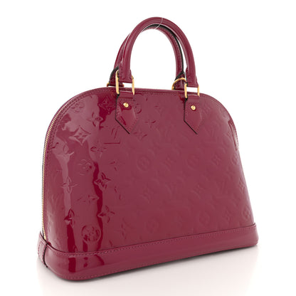 Louis Vuitton Vernis Alma PM Magenta 3 of 11