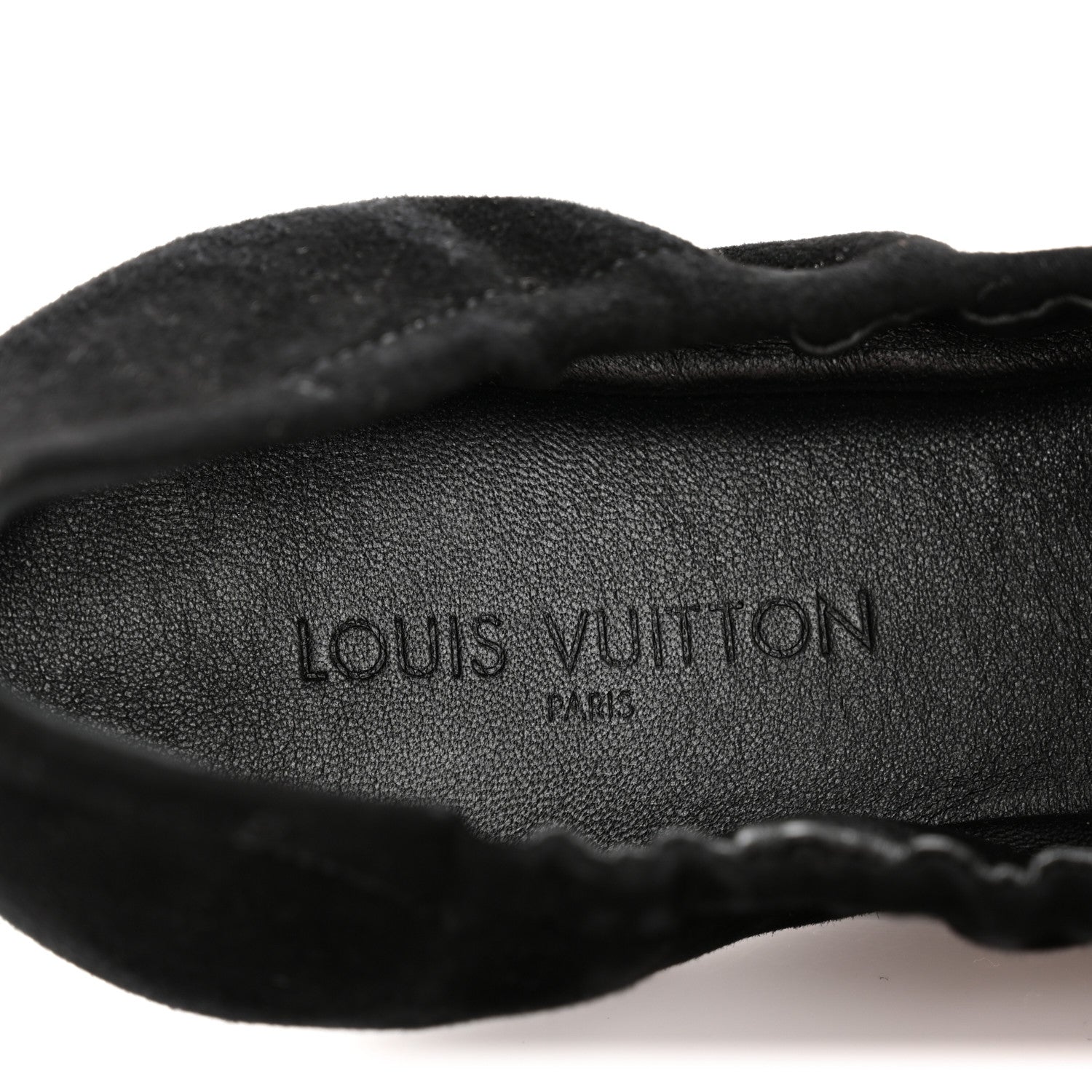 Louis Vuitton Suede Patent Studded Flirty Ballerina Bow Flats 39.5 Black 7 of 8