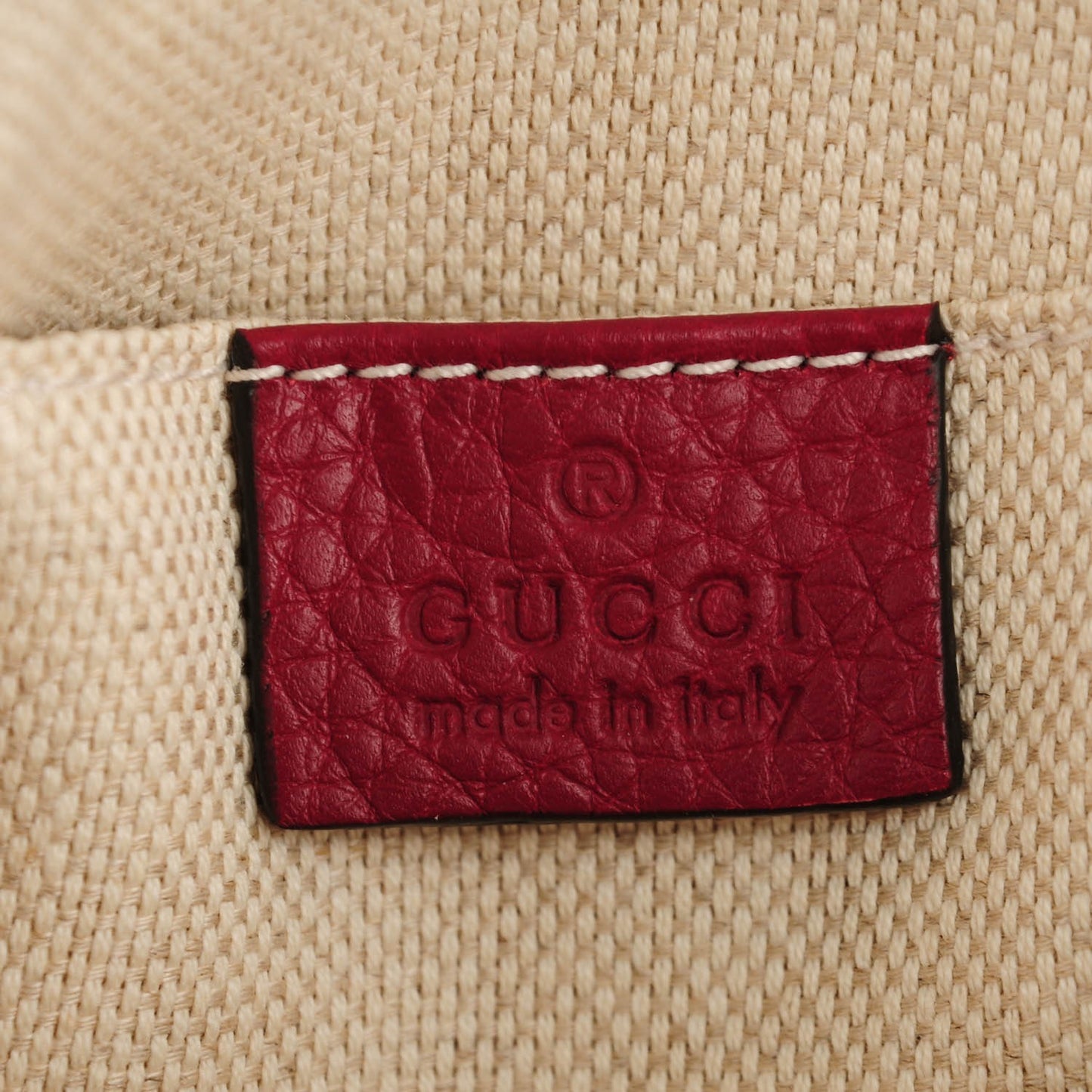 Pebbled Calfskin Studded Small Soho Disco Bag Soft Burgundy