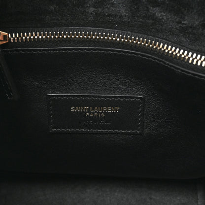 Saint Laurent Smooth Calfskin Small Le 5 A 7 Soft Hobo Black 6 of 9