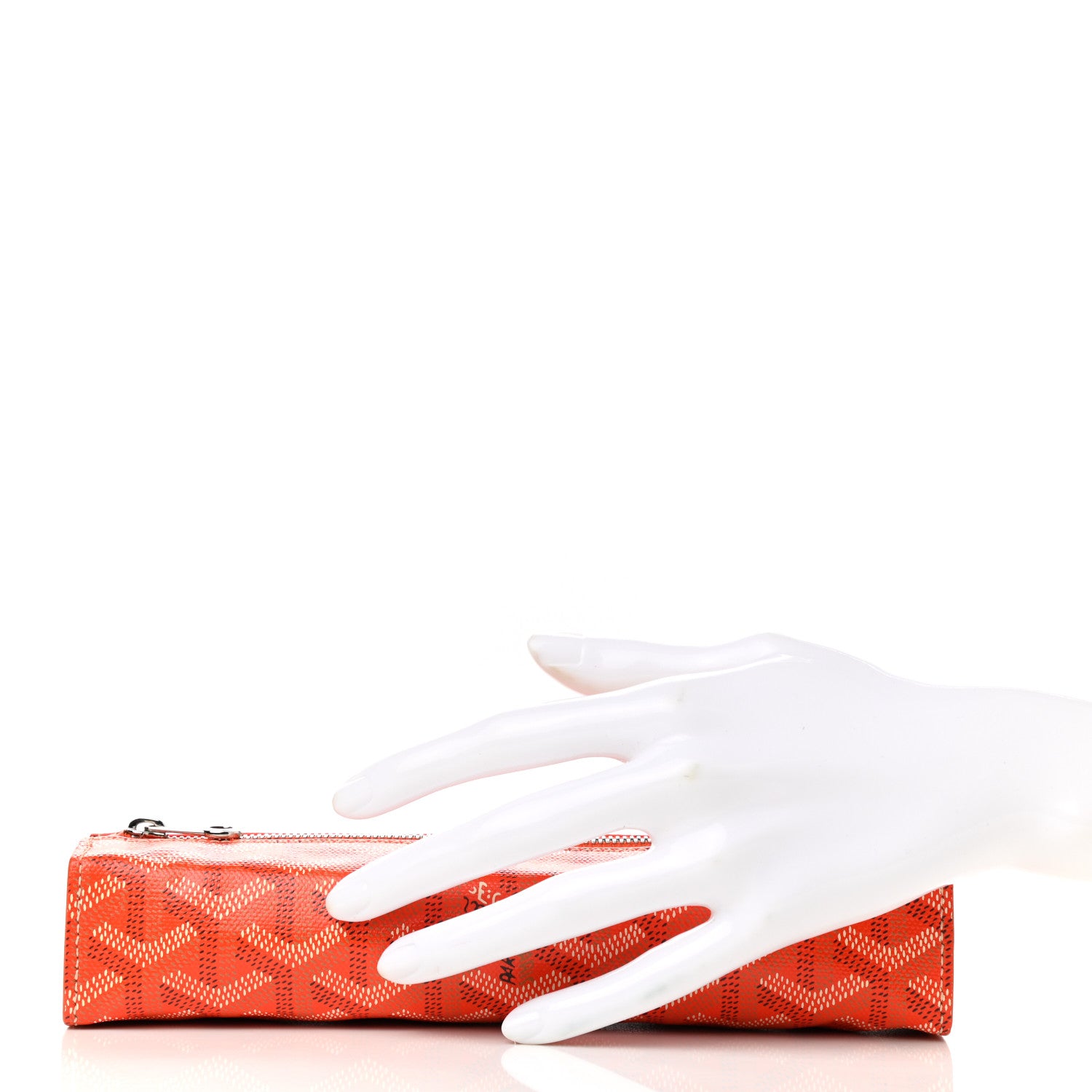 Goyard Goyardine Trousse Pencil Pouch Orange 2 of 7