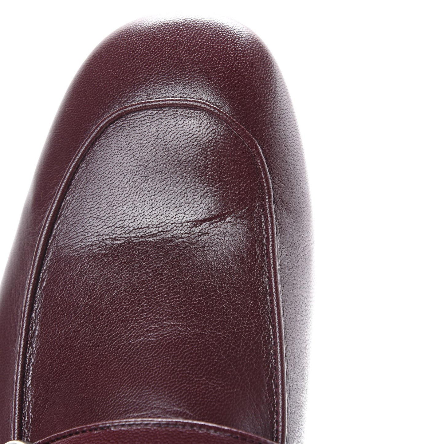 Goatskin Mens GG Loafers 8.5 Strong Red