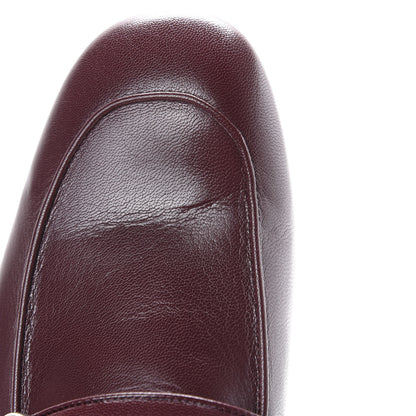 Gucci Goatskin Mens GG Loafers 8.5 Strong Red 9 of 10