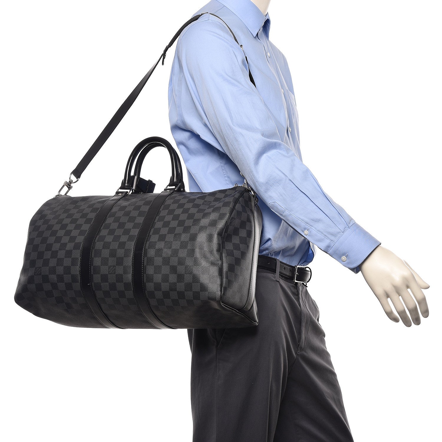 Louis Vuitton Damier Graphite Keepall Bandouliere 45 2 of 15