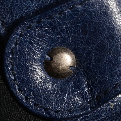 Balenciaga Chevre Besace Messenger Flap Bag Marine 11 of 12