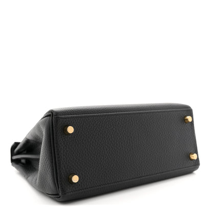 Hermes Togo Kelly Retourne 25 Black 4 of 11