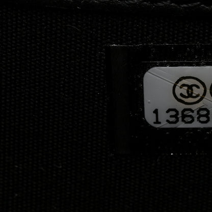 Chanel Caviar Timeless CC Large Gusset Flap Wallet Black 8 of 9