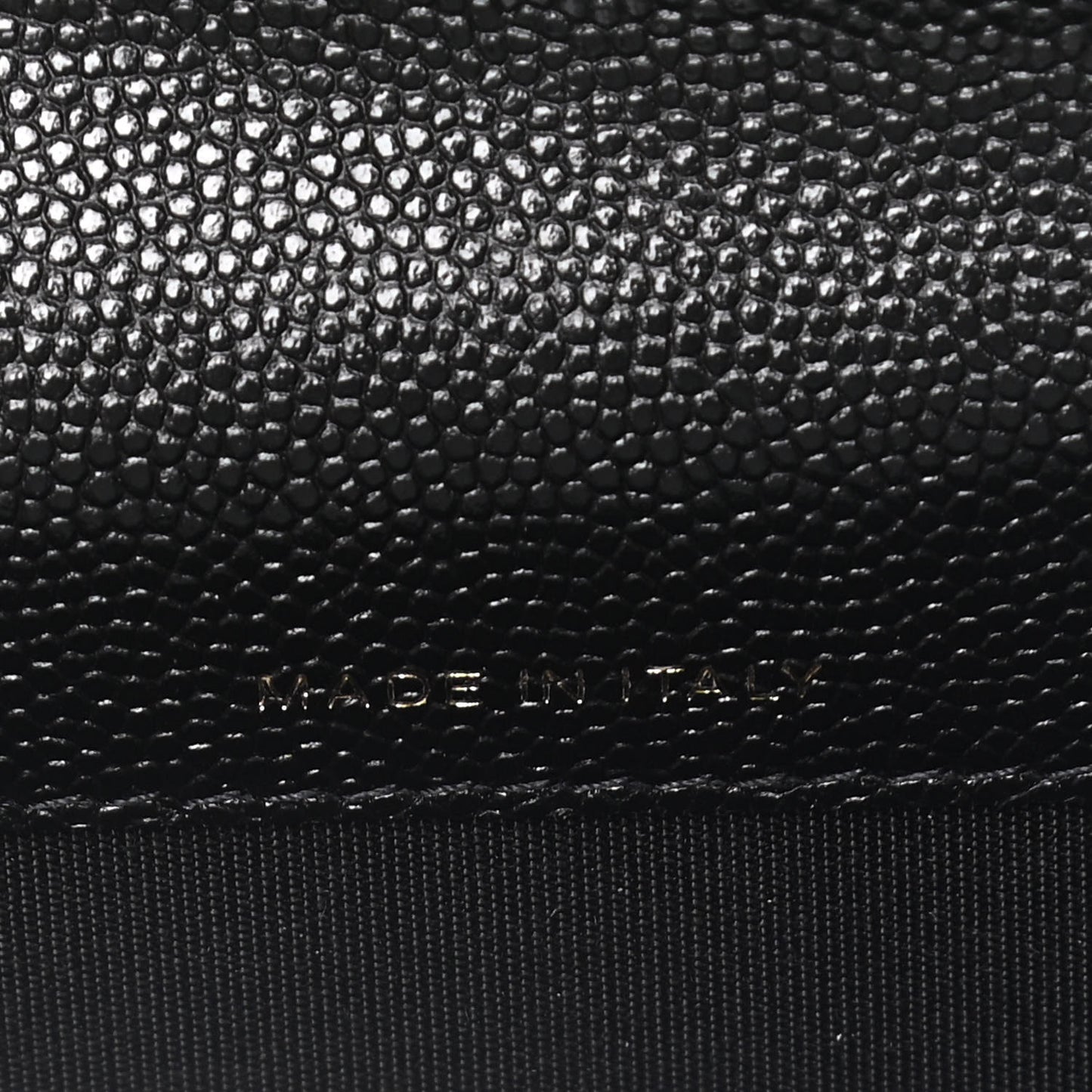 Caviar Quilted Boy Flap Card Holder Black