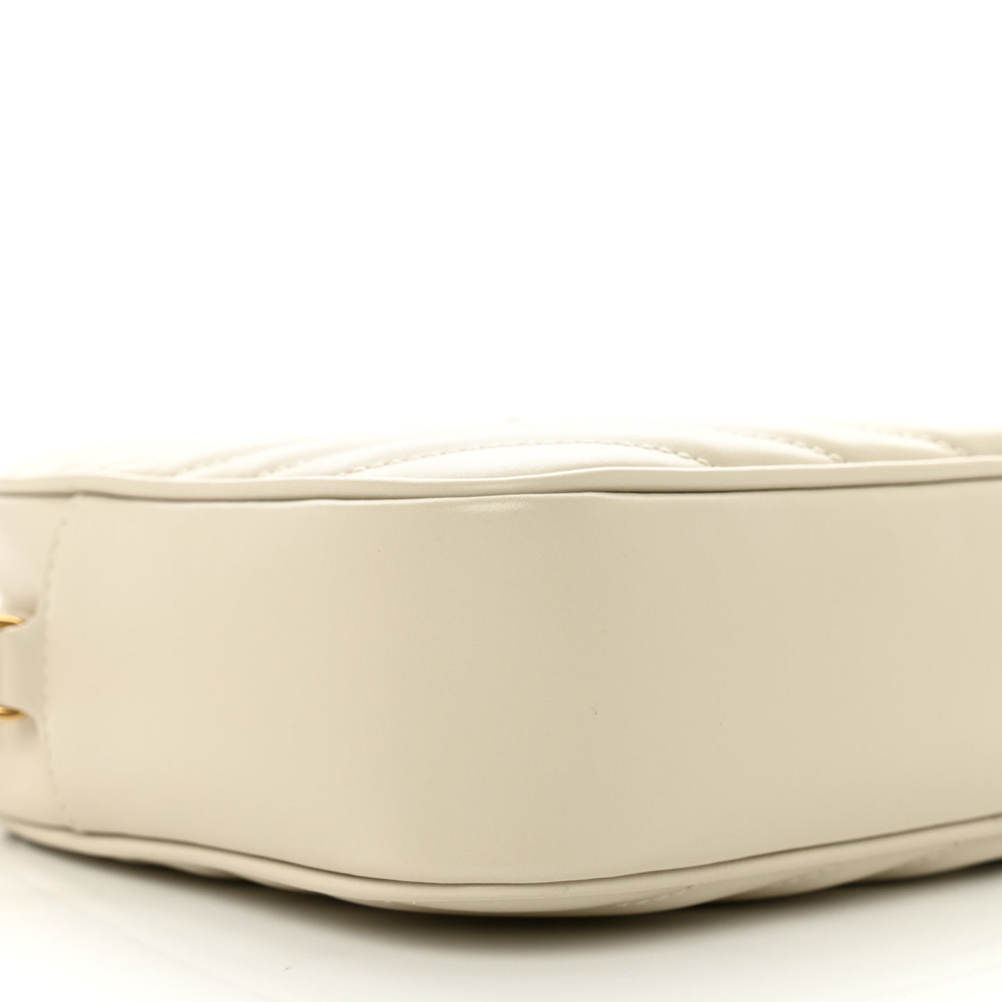 Calfskin Matelasse Monogram Lou Camera Bag Crema Soft