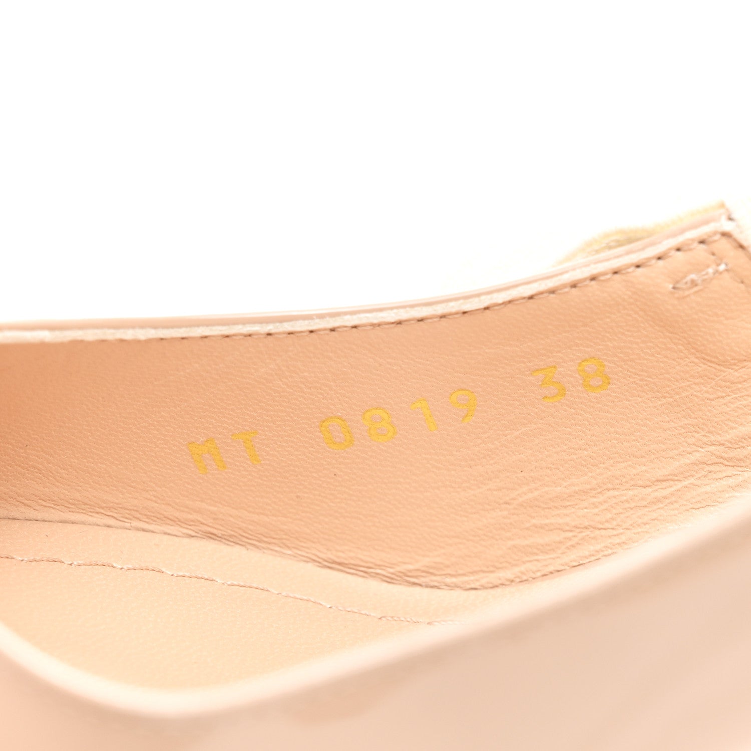 Christian Dior Patent Ribbon J'Adior Slingback 65mm Pumps 38 Nude 8 of 9
